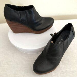 Dr Scholls Women's Size 9.5M True Comfort Harlie Wedge Clog Bootie Shoes
